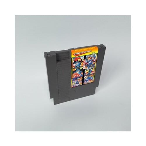 6 in 1 Rockman 1 2 3 4 5 6 - 72 pins 8bit game cartridge