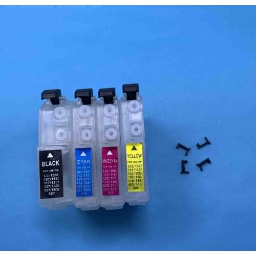 YOTAT (No chip) CISS cartridge / refillable ink cartridge for Brother LC103 LC107 LC113 LC117 LC123 LC127 LC137 LC563 LC567