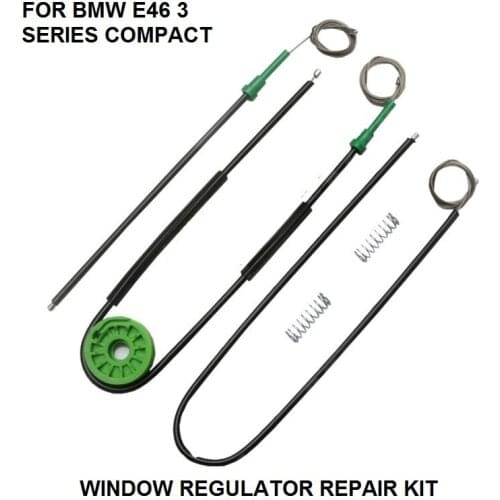 CAR WINDOW KIT FOR BMW E46 COMPACT ELECTRIC WINDOW REGULATOR FRONT-RIGHT 06/2001 to 12/2004