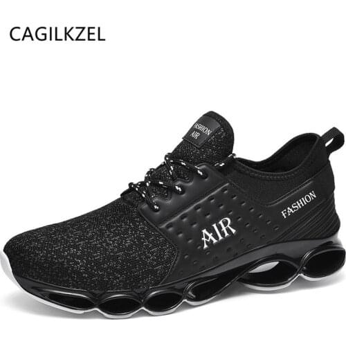 CAGILKZEL Men Shoes Breathable Comfort Sneakers Men Casual Shoes Fashion Men Shoes Lace Up Men Sneakers Zapatillas Deportiva