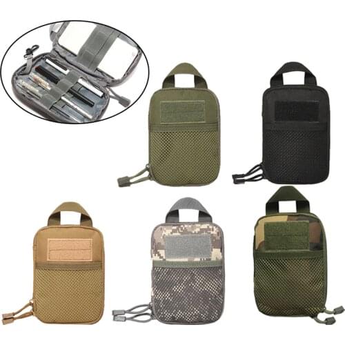 Outdoor Military Tactical Waist Bag EDC Molle Tool Zipper Waist Pack Accessory Durable Belt Pouch