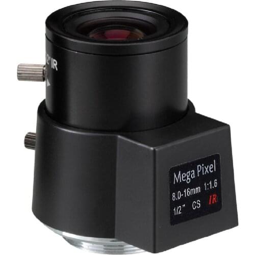 1/2"Varifocal 8~16mm F1.6 5MP CS DC AUTO IRIS cctv camera lens for video cctv ip surveillance equipmen Smart security SL-0816AMP