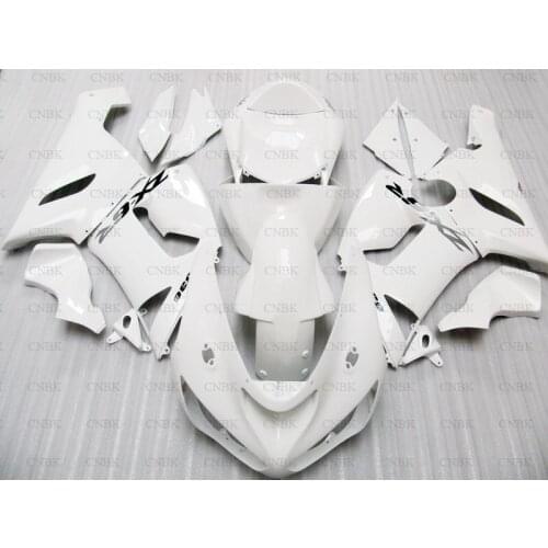 Fairing for Kawasaki ZX6r 05 636 ZX-6r Bodywork 2005 ZX6r 636 Fairing Kits 2005 - 2006 White