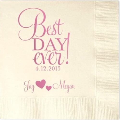 Personalized Wedding Napkins, Custom Printed Monogram Paper,Personalized Napkins,Customised Napkins, baby shower