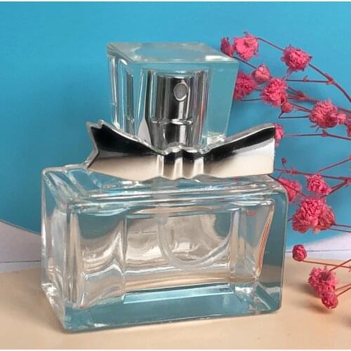 Empty Spray Bottle 7ml Perfume Atomizer Aromatherapy Essential Oil Container Transparent Square Portable Perfume Spray Bottle