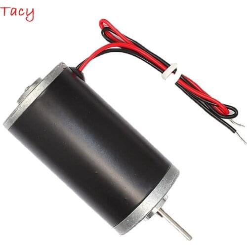 DC Motor, 31ZY 6V/12V/24V Permanent Magnetic DC Carbon Brush Motor High Speed CW/CCW DC Motor for DIY Generator