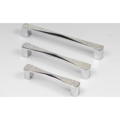 UNILOCKS Clear Crystal Handle with Zinc Alloy Chrome Metal Part(C.C.. 160MM )