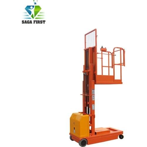 Vertical Picking Up Tools Lift Platform Warehouse Order Picker