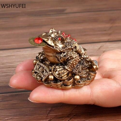 WSHYUFEI 1pc Toad decor home decore animal figures halloween resin home decoration accessories for living room Animal