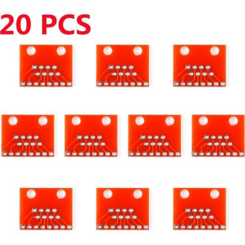 20PCS RJ45 Breakout Board Modular / Adapt Ethernet Connectors Adapter for DIY Electronics