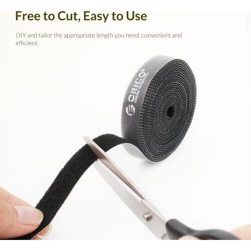 Magic Paste Cable Organizer Wire Winder Headphone Earphone Cord Clip Holder USB Cable Management Free Cut Hoop Tape Protector