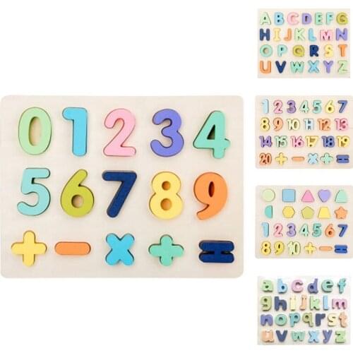 Kid Early Educational Toys Wooden Jigsaw Toys Baby Puzzle Board