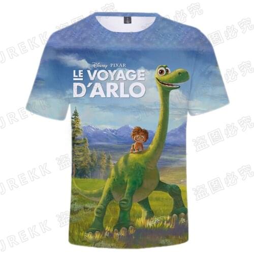 The Good Dinosaur T-shirt Child New 3D Print Summer Casual Mens t-shirt harajuku Women Oversized t shirts Fashion Kids Boy Tee