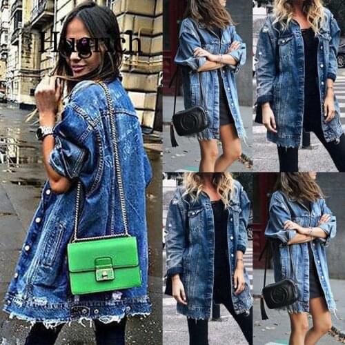 Женские джинсовые куртки Hugrich China At AliExpress