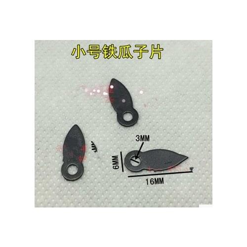 Photo frame fixed plate hardware fittings, black large embossing tablet 16*6mm