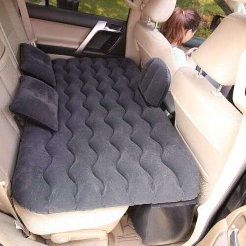 Car Travel Bed Back Seat Air Inflatable Sofa Mattress Multifunctional Pillow Outdoor Camping Mat Cushion Universal Big Size