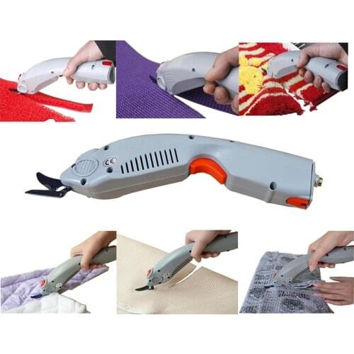 NEW 100-240V Electric Fabric Scissors Electric Wool Shears Thermal Underwear Clipper Textile Cloth Cutter Tool No Battery