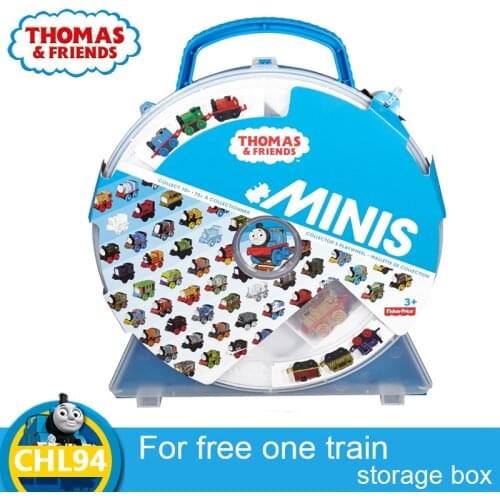 Original Thomas and Friends storage Hold 14 Train box model car Train Toys Educational Truck Toys Best Boy Juguetes Gift CHL94