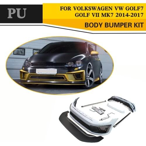 PU Unpainted Car Body Kits for Volkswagen VW Golf VII MK7 GTI R 2014-2017