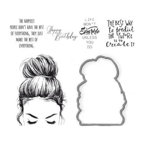 Girl Transparent Clear Stamp/seal for DIY Scrapbooking/ Album Decorative Clear Stamp Sheets A0473