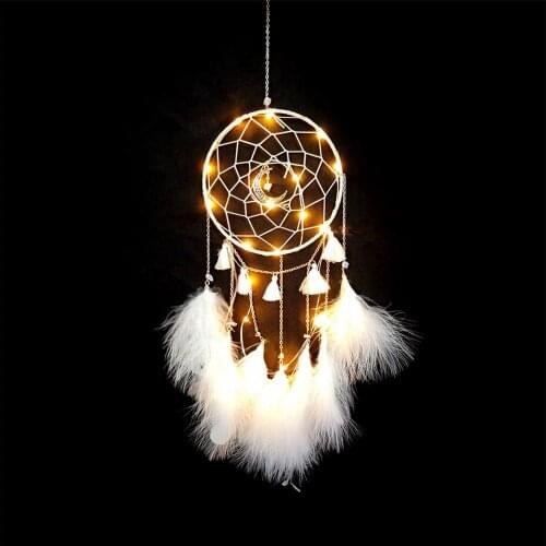 Christmas Dreamcatcher Kpop Hanging Ornament Battery Powered Night Light For Bedroom Living Room Decoration #CW