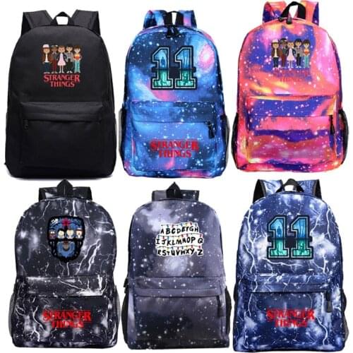 Stranger Things Backpacks fashion new Laptop Bags for Men Women Mochila Girls Boys School Bag Teens bookbag Travel Rucksack