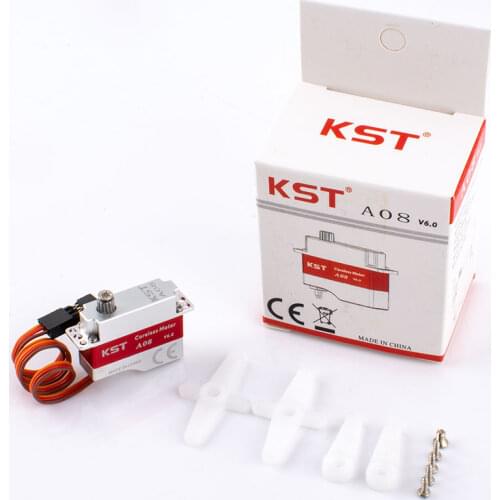 KST A08 V6.0 3.2kg Coreless Metal Gear HV Servo Glider DLG Hardened Steel Servo