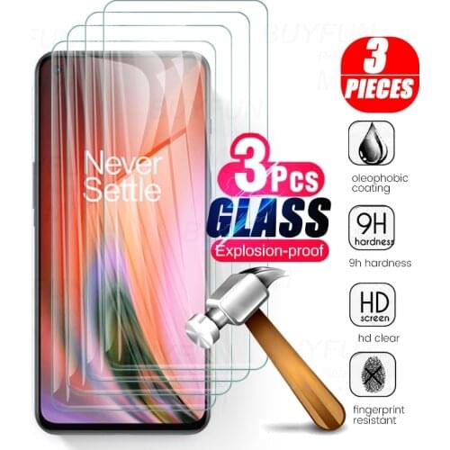 3PCS Glass One Plus Nord2 Glass Protective Glasses For OnePlus Nord 2 5G 6.43'' Explosion-proof Screen Protectors Tempered Film