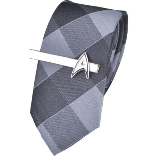 Star Trek Tie Clips High-quality Mens Gifts Daily Business Suit Shirt Tie Accessories Classic Trendy Copper Necktie Clip