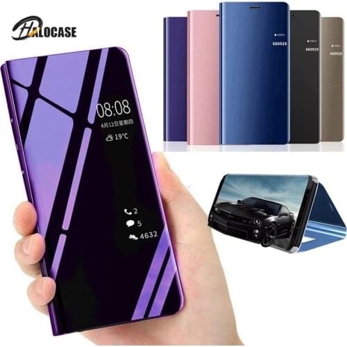Mirror Flip Case For Xiaomi Redmi Note 9s 7 5 8 Pro 8T 10 8A 7A Mi 10 9T A3 9 lite Cover on Redmi Note 7 8 9 Pro max Funda Case