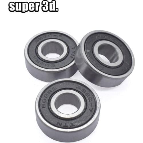 1/3/10pcs 608RS Bearing 8*22*7 mm Skateboard Scooter 608 RS Ball Bearing Miniature Skate Roller 608 RS Bearings