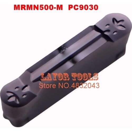 10PCS MRMN500-M PC9030 carbide turning insert ,cnc grooving cutting insert ,uitable for processing of Stainless Steel