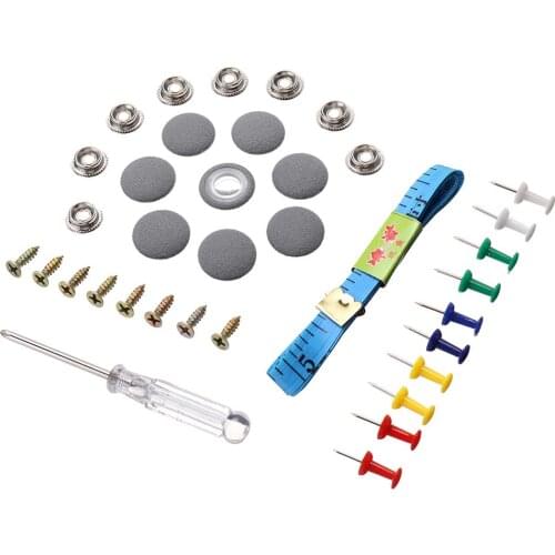 60/50/30pcs Car Roof Fasteners Interior Ceiling Cloth Fixing Screw Cap Roof Repair Buckle Fabric Upper Fasteners Repair Sheds