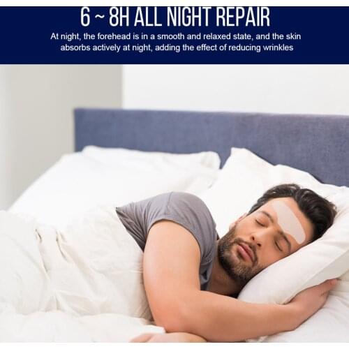 7 Pieces Forehead Face Patches Anti Wrinkle Strips Overnight Prevention Repair Wrinkle Lines Face Patches Anti Aging