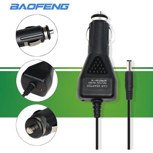 Car Slot Charger Cable For Baofeng UV-5R UV-82 UV-9R Plus Walkie Talkie Charge Base 12-24V DC Power Charging for Radio Cord