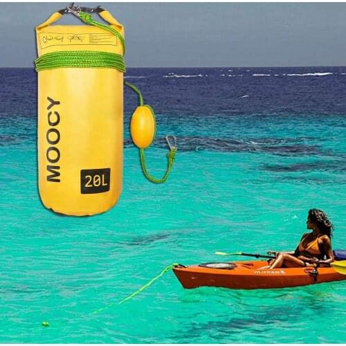 Towing Rope Sandbag 2 In 1 Waterproof Dry Bag Dock Boat Small Line For Kayaking, Rowing Motorboat, G3L1