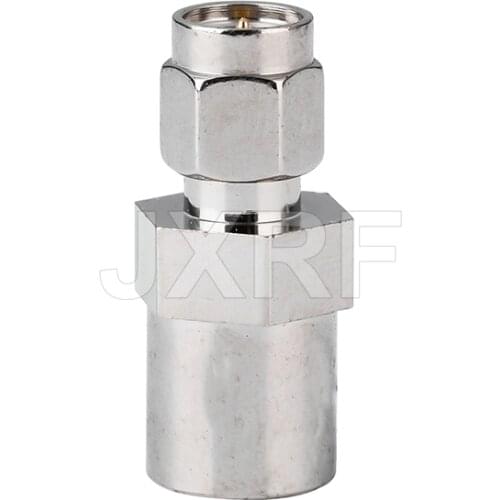 JXRF FME Male to SMA Male RF Coaxial Adapter FME to SMA Coax Jack Connector