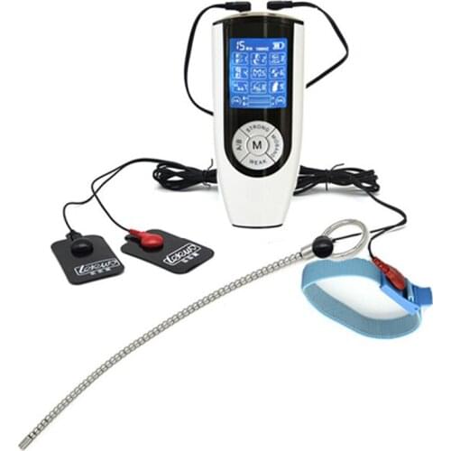 Electric Shock Penis Ring Catheter Sound With High Performance Host Massager USB Rechargeable Host Delay Ejaculation Sex Toy