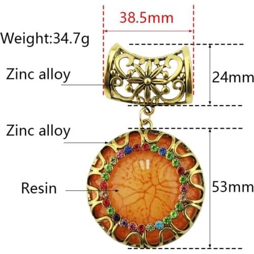 RUNMEIFA 2018 Hot Sell Jewelry Scarf Accessories DIY Scarf Women Jewelry Fashion Sun Flower Shape High Quality 8 Colors Custom