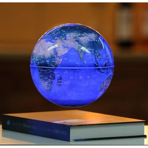 Magnetic levitation globe 6 inches table decoration crafts gift rotation tellurion Office furnishing articles