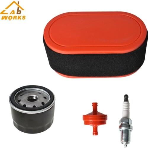 Air Filter Oil Filter For Huskee LT3800 LT4200 Engine w/ Spark Plug Fuel Filter