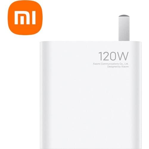Original Xiaomi Mi 120W Fast Charger for Xiaomi 10 Ultra 4500mAh 5 Minutes 41% 23 Minutes Fully 100% Charged