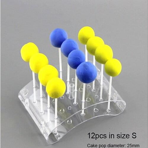 Size 20mm Cake Chocolate Lollipop Stick Stand / Display Stand / Base / Candy Gift Color Curved Shelf Baking Pastry Tools