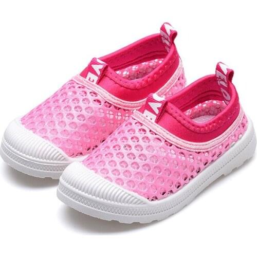 Sandals Girls Baby Kids Summer Shoes Cut-outs Air Mesh Breathable Childrens Sandals Candy Color For Toddlers Boy Girl 21-32 Hot