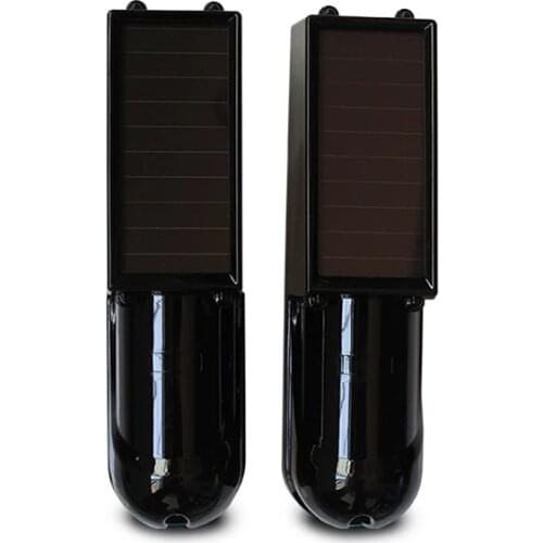 Solar Wireless Driveway Alarm Outdoor Weather Resistant Motion Sensor Detector Triple Beam Security Alert System Monitor