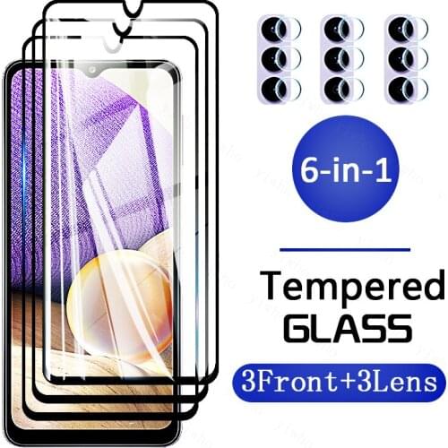 Protective Glass on For Samsung a32 5g Screen Protectors Tempered Glass on For Galaxy a32 4G a325 a326 Camera Lens HD Clear Film