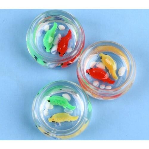 1:12 Dollhouse Miniature Glass Fish Tank Model Home Ornaments Accessories Toys