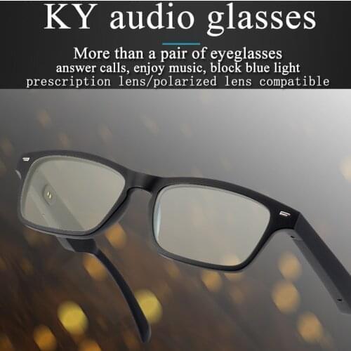2021 pro Smart Bluetooth 5.0 sunglasses headset Noise Cancelling Mic Open-ear Waterproof anti-blue lens High Performance
