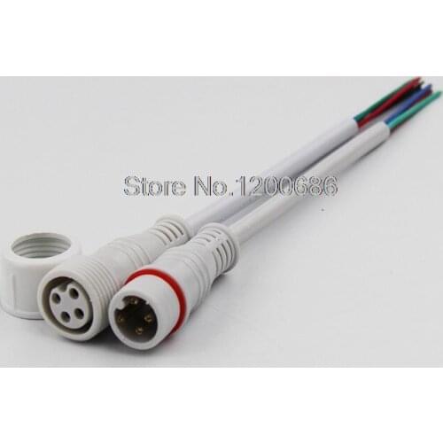 4PIN male and female docking plug waterproof connector waterproof docking connector wire harness
