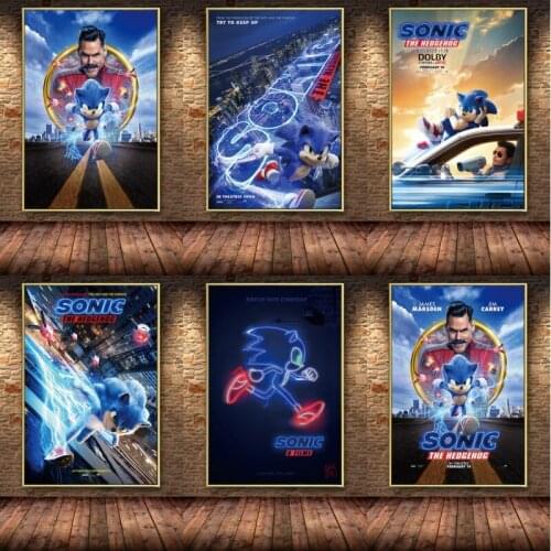 5D DIY Cartoon Blue Hedgehog Diamond Painting Cross Stitch Mosaic Diamond Embroidery Home Decoration